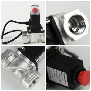 High Pressure Brass 9V DC Solenoid Valve For LPG Gas